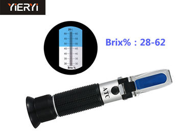 Suikeratc Scherpe Vloeibare Refractometer Duurzaam met de Waaier van 28~62% Brix