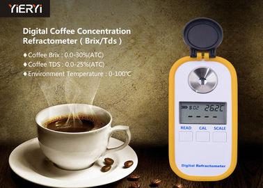 0-30% Brix Graden Omgevingstemperatuur van de Zak Digitale Refractometer TDS 10-100