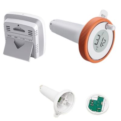 Draadloze zwembadthermometer met comfortwaarschuwing en geheugen