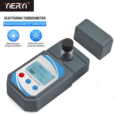 Draagbare digitale troebelheidsmeter 0-1000 NTU ±0,8% nauwkeurigheid