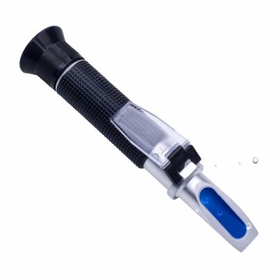 Handheld 0-100% zoutgehalte refractometer met 1.000-1.070SG bereik voor aquarium en zeewater testen