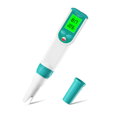 Waterdichte digitale zoutgehalte-test en pH-meter met HD-groot scherm voor 0-100% zoutgehalte