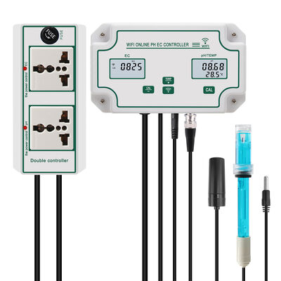 Tuya Wifi Online EC Monitoring Controller ph Meter Met Data Logger Functie Hydroponische waterkwaliteitsmonitoring tester