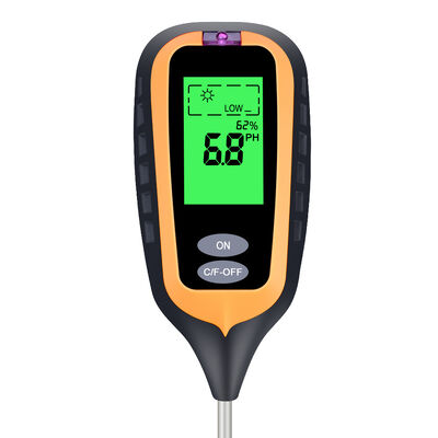 6-in-1 Bodem PH-meter Tuinbodem PH / Vruchtbaarheid / Vocht / Licht / Luchtvochtigheid / Temp Multi Functioneel Bodemtestinstrument
