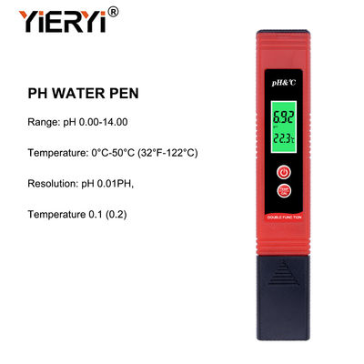 Waterdichte ABS van de zuurheidsanalyse ATC Pen Type Ph Meter