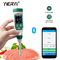 Digitale Bluetooth-Voedselph Meter om het Vlees die van de Fruitkaas te brouwen 0 inblikken - 14ph
