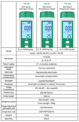 20 cm Probe YIERYI Nieuwe digitale Npk-meter voor de landbouw
