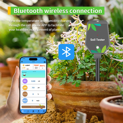 6 in 1 YIERYI Planten digitale bodemmeter met LCD-display