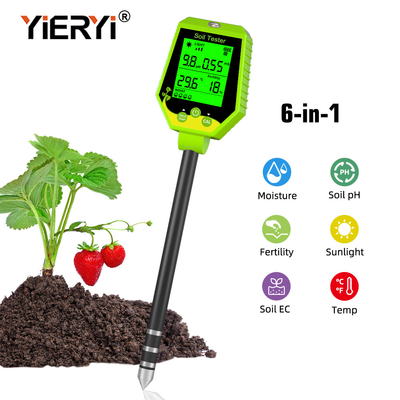 Professionele draagbare digitale bodemvochtigheidsmeter voor tuinbouw