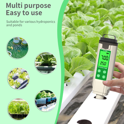 YiERYi YG-9908 4 in 1 waterkwaliteitstester PH / TDS / EC / Temperatuur Multifunctionele testpen met een hoog nauwkeurig draagbaar ontwerp