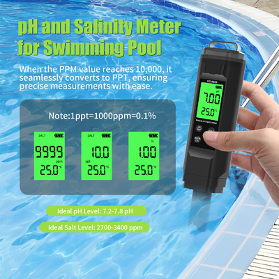 YIERYI YG-9909 Digitaal 5 in 1 waterkwaliteitsmeter Hoogprecisie PH-meter voor boerderijtuin