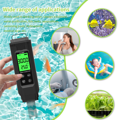 YIERYI YG-9909 Digitaal 5 in 1 waterkwaliteitsmeter Hoogprecisie PH-meter voor boerderijtuin