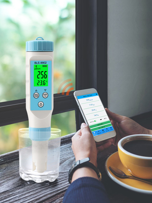 Yieryi BLE-9902 3-in-1 Bluetooth PH EC Meter Uitgebreide wateronderzoek voor zwembaden Hydroponics Aquariums