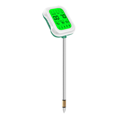 Yieryi 7-in-1 Soil Tester YY-1066L Professionele bodemonderzoek op pH, vocht, lichtintensiteit en temperatuur, vruchtbaarheid, luchtvochtigheid, omgevingstemperatuur