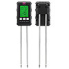 6-in-1 bodemdetector. PH, vocht, temperatuur, licht, vochtigheid, vruchtbaarheidstesten. Ideaal voor binnen-, buiten- en tuingebruik.
