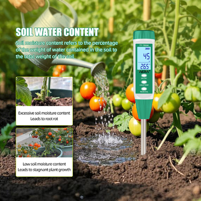 3-in-1 bodem EC &amp; vocht tester. Slimme landbouw &amp; tuinbouw tool voor gezondere planten.