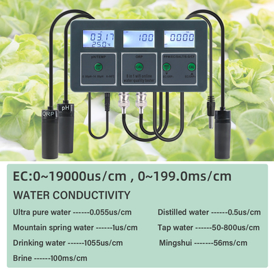 Verbeterde slimme waterkwaliteitsmonitor. WiFi-connectiviteit. App-gecontroleerd. Ideaal voor hydroponie en vistanks.