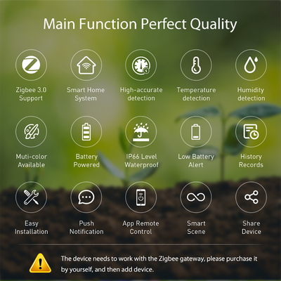 Smart ZigBee bodemsensor