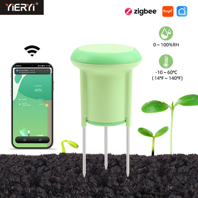 Smart Garden Soil Sensor ️ Batterij aangedreven ZigBee 3.0-apparaat voor nauwkeurige irrigatie en plantenverzorging