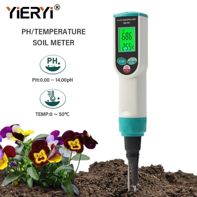 PH-2023 Bodem pH & Temperatuur Tester High-precision digitale pH meter voor landbouw & tuinieren