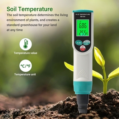 PH-2023 Bodem pH & Temperatuur Tester High-precision digitale pH meter voor landbouw & tuinieren