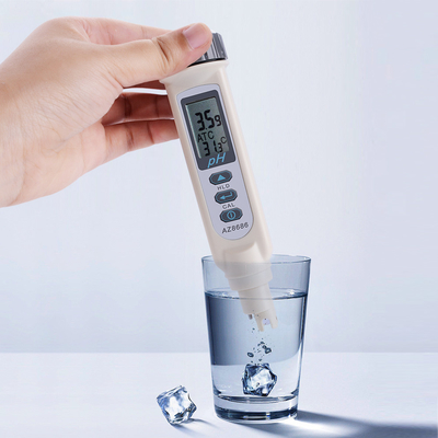 Draagbare digitale pH-meter AZ8686 Lab-grade tester met LCD-scherm en One-Touch-kalibratie