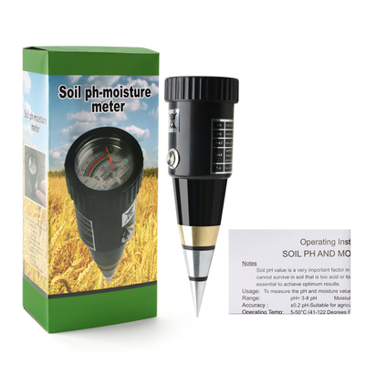 2-in-1 bodempH- en vochtmeter