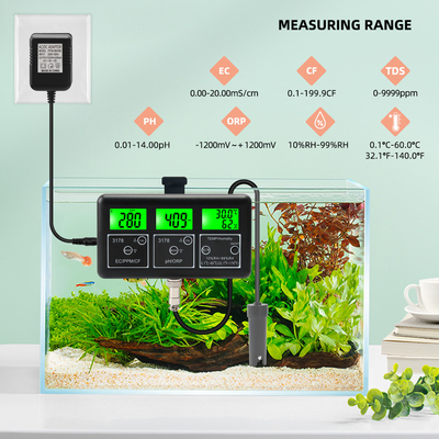 7 in 1 RS485 Multi-parameter watermonitor met oplaadbare Ni-MH-batterij ± 0,05pH nauwkeurigheid