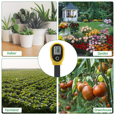 Behoorlijk bodemvochtigheidsbewakingsapparaat met groot lcd-scherm en ABS-plastic behuizing