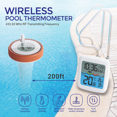 Slimme drijvende zwembad thermometer draadloos waterdicht
