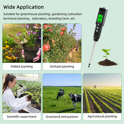 EG-8801 Bodemmeter Draagbaar digitaal scherm tuinbouwgewassen EG-zoutgronddetector voor huishoudelijke potgrondgewassen