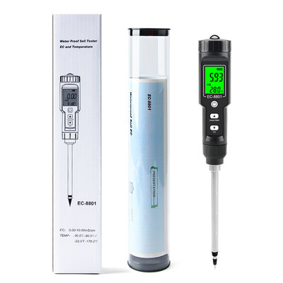 EG-8801 Bodemmeter Draagbaar digitaal scherm tuinbouwgewassen EG-zoutgronddetector voor huishoudelijke potgrondgewassen