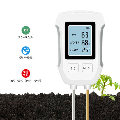Bodemonderzoeker: pH-, vocht- en temperatuurmeter 3-in-1 voor gezonde planten