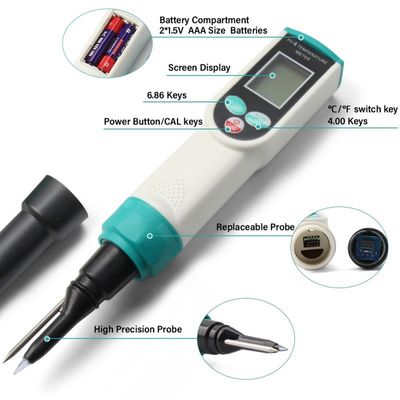 2-in-1 bodem pH & Temperatuur Tester - Hoogprecisie meter voor tuinieren