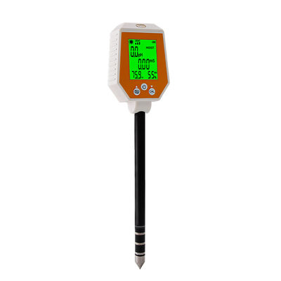 6-in-1 Soil Tester - Moisture/PH/EC/Light/Air Humidity/Temp Meter for Gardening & Farming