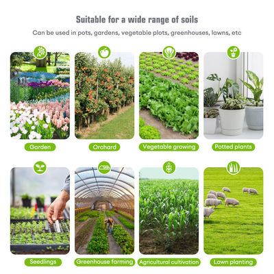 6-in-1 Grondtester Kit | Vocht/pH/Voedingsstoffen/Zonlicht/EC/Temperatuur Meter voor Tuin, Boerderij & Kamerplanten