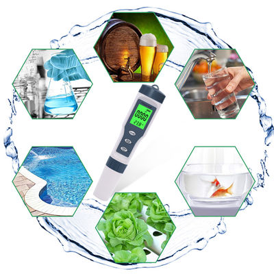 3 - in - 1 Water Quality Tester - TDS/pH/Temp Meter with Auto Calibration & Temperature Compensation