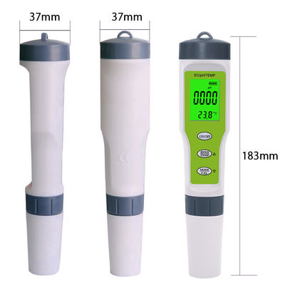 3-in-1 Waterkwaliteitstester - pH/EC/Temp Meter met ATC voor Thuis, Aquarium & Laboratorium