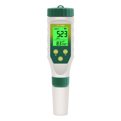 5 - In - 1 Waterkwaliteitstester PH/TDS/EC/Zoutgehalte/Temp Meter Voor Aquacultuur Drinkwater Lab