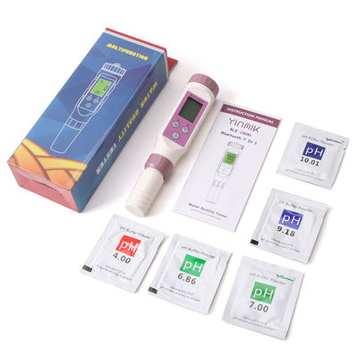 Smart 7-in-1 Bluetooth-waterkwaliteitstester - pH/EC/TDS/ORP/Zout/S.G/Tempmeter voor thuis, laboratorium en aquacultuur