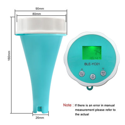 Smart Bluetooth Pool Water Tester - 6 - in - 1 pH/EC/TDS/ORP/CL/Temp Meter voor zwembad en aquatische plaatsen
