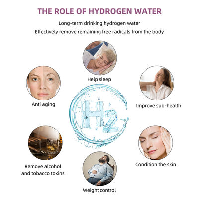 4 in 1 waterstofwaterkwaliteitstester - H2/pH/ORP/tempmeter voor gezondheid, aquacultuur en laboratorium