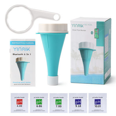 Digitale wateranalysator met meerdere parameters pH/EC/TDS/CL/ORP/Temp Meter Slimme 6-in-1-waterkwaliteitsmeter voor zwembad