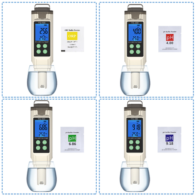 All-in-one PH/ORP/waterstof/temperatuur waterkwaliteitsanalysator Watertester