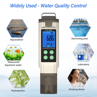 All-in-one PH/ORP/waterstof/temperatuur waterkwaliteitsanalysator Watertester