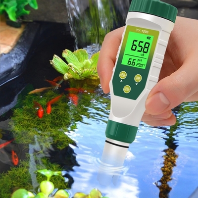 5-in-1 Multi-parameter PH-meter met achtergrondverlichting voor laboratorium & aquarium PH, TDS, zoutgehalte, EC, temperatuurtester