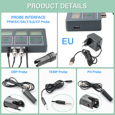 Tuya WiFi Slimme Draadloze PH-meter Data Logger Met App-gestuurde Multi-Parameter Waterkwaliteit Analyser Voor Aquariums, Zwembaden en Hydrocultuur