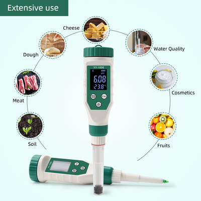 Draadloze Digitale Bluetooth PH-detector PH-meter voor Voedsel, Vlees, Kaas, Cosmetica, Veelzijdig en Nauwkeurig
