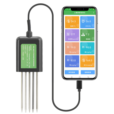 7-in-1 USB Grondsensor Bodemtester Landbouw Bodem EC PH NPK Voedingsmeter Voor Android