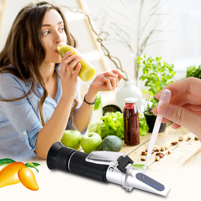 Optische Brix-refractometer 0-90 voor het meten van honing, vruchtensappen en dranken